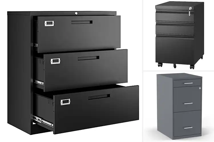 Detailed view of Best 3-Drawer File Cabinets