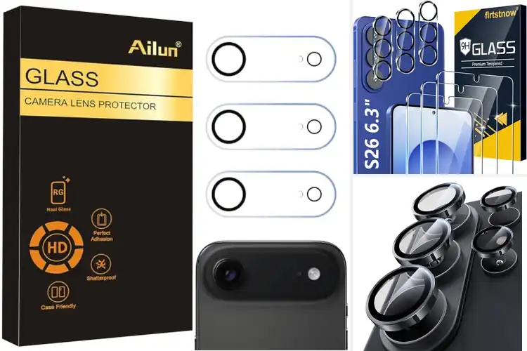 Detailed view of Best 9H Glass Camera Protectors