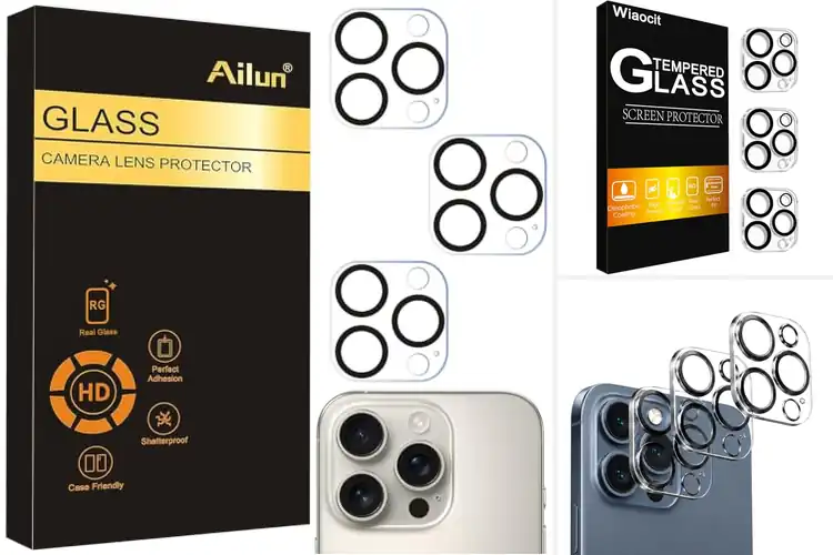 Detailed view of Best Camera Lens Protectors For iPhone 15 Pro Max
