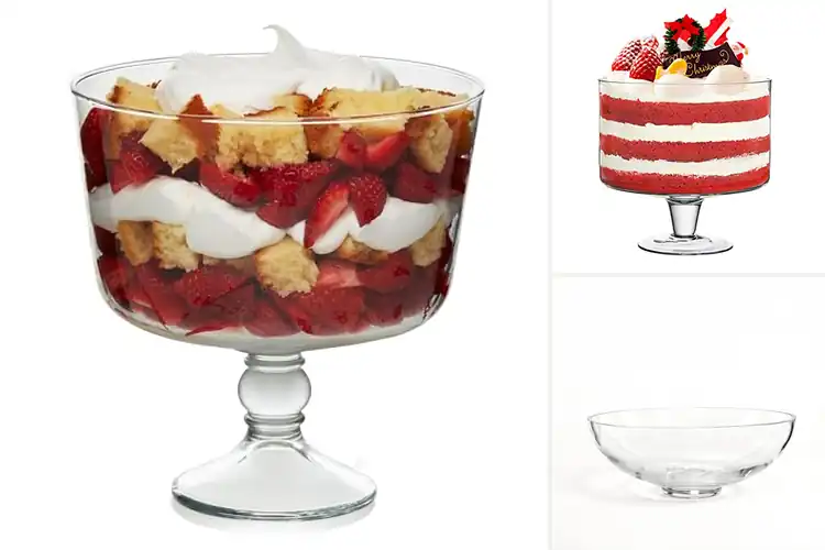 Detailed view of Best Clear Glass Footed Bowls