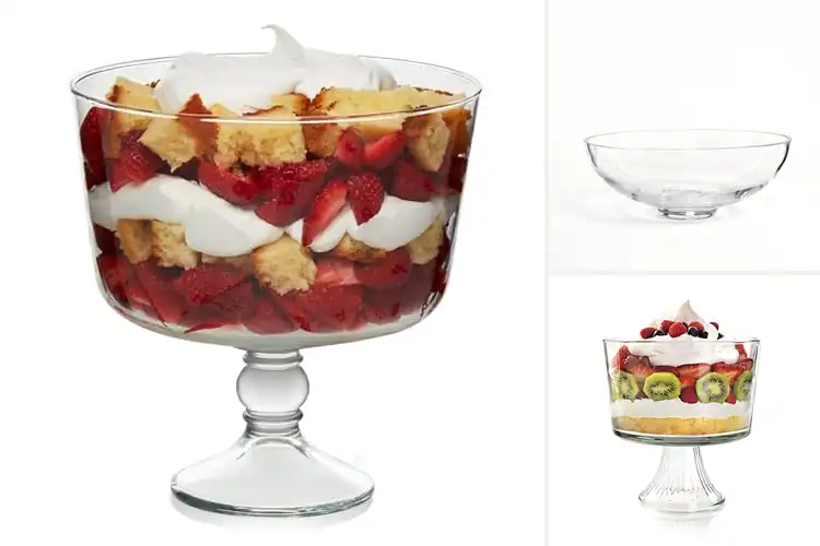 Detailed view of Best Clear Glass Pedestal Bowls