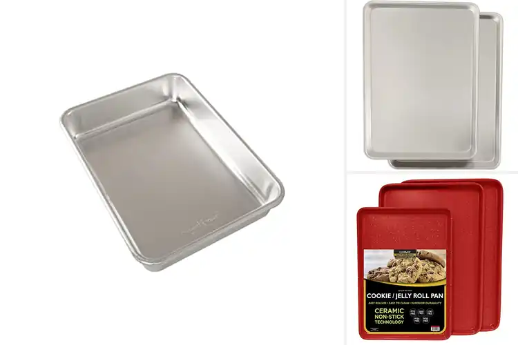 Detailed view of Best Commercial Weight Baking Pans
