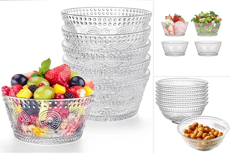 Detailed view of Best Embossed Glass Bowls