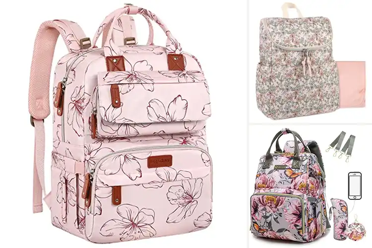 Detailed view of Best Floral Diaper Bags: Chic Picks for Moms