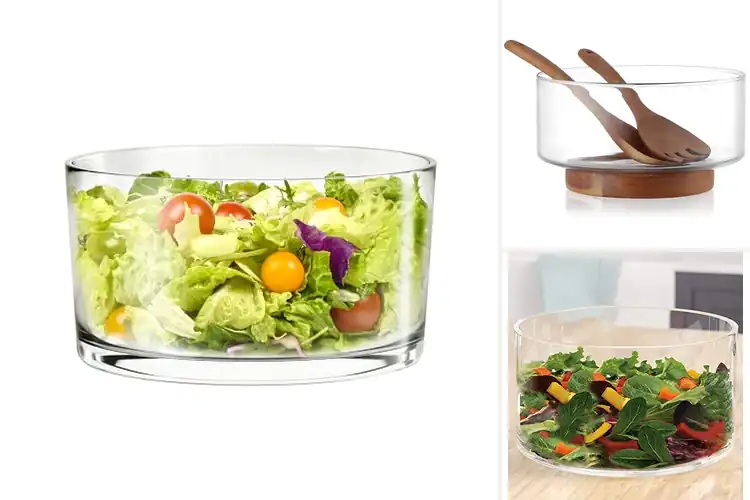 Detailed view of Best Glass Layered Salad Bowls