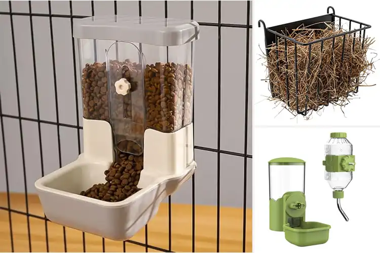 Detailed view of Best Guinea Pig Cage Feeders
