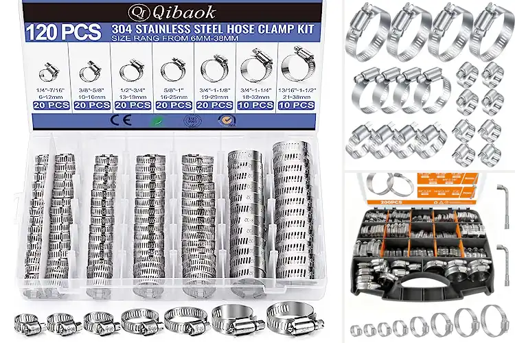 Detailed view of Best Hose Clamp Sets