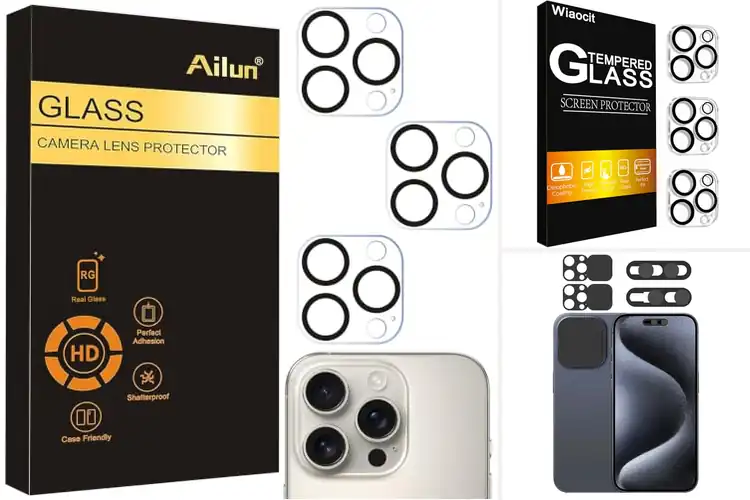 Detailed view of Best iPhone 15 Pro Max Camera Covers