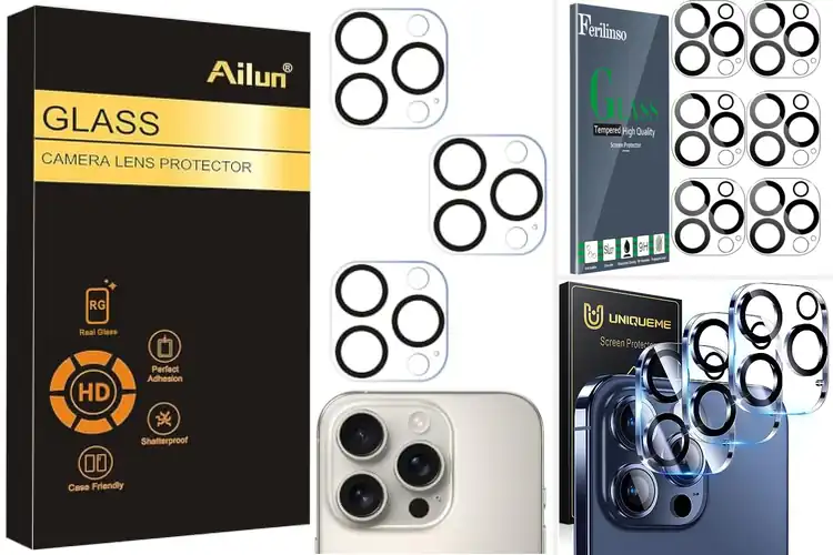 Detailed view of Best iPhone 15 Pro Max Camera Lens Protectors