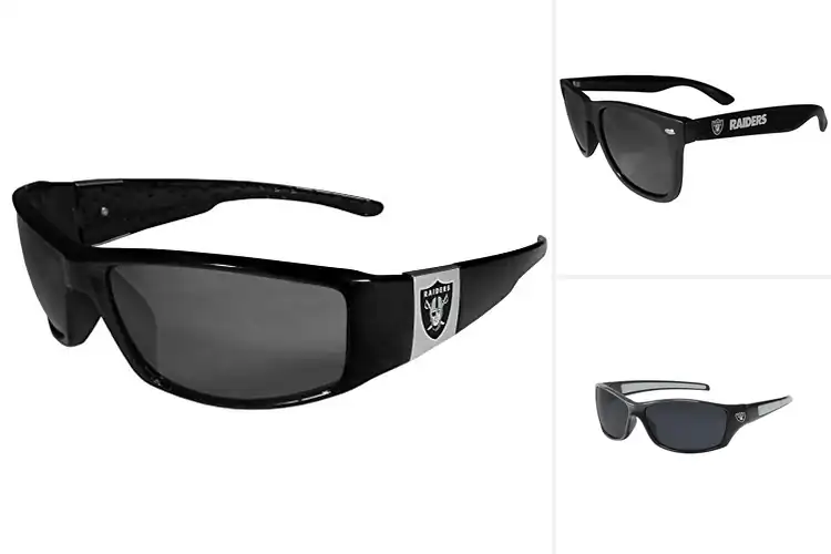 Detailed view of Best Las Vegas Raiders Sunglasses: UV Protection & Style