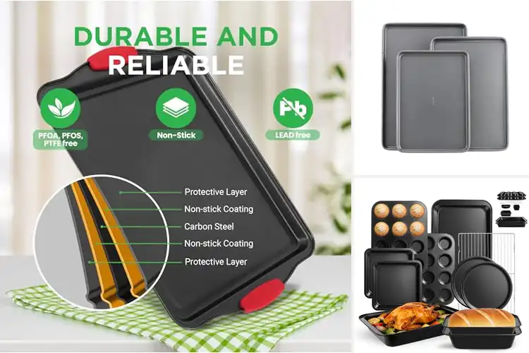 Detailed view of Best Non Stick Baking Pans for Effortless Baking