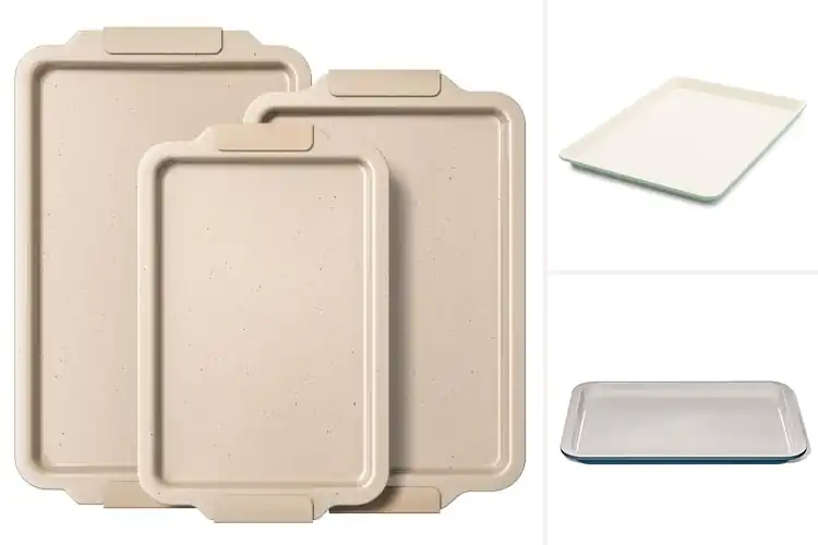 Detailed view of Best Non-Toxic Ceramic Baking Sheets