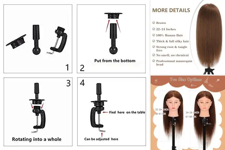 Detailed view of Best Salon Training Heads for Styling Success