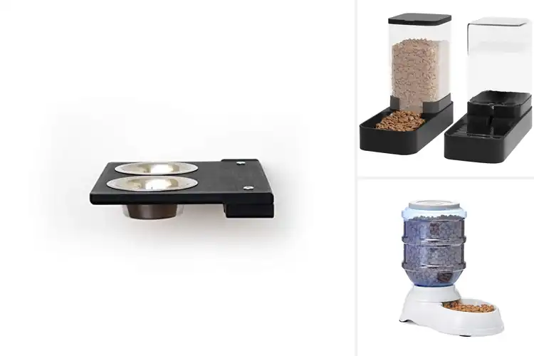 Detailed view of Best Space Saving Pet Feeders