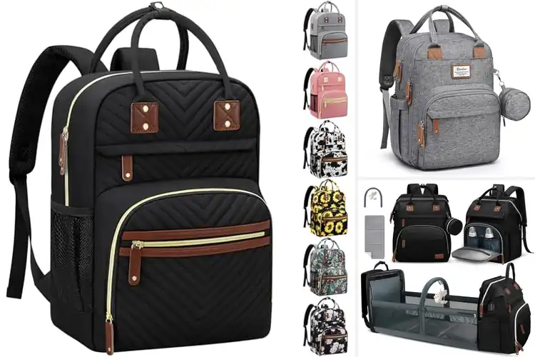 Detailed view of Best waterproof mom diaper backpacks