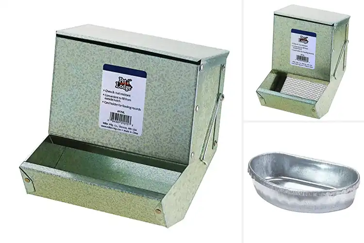 Detailed view of Best Wire Cage Small Animal Feeders